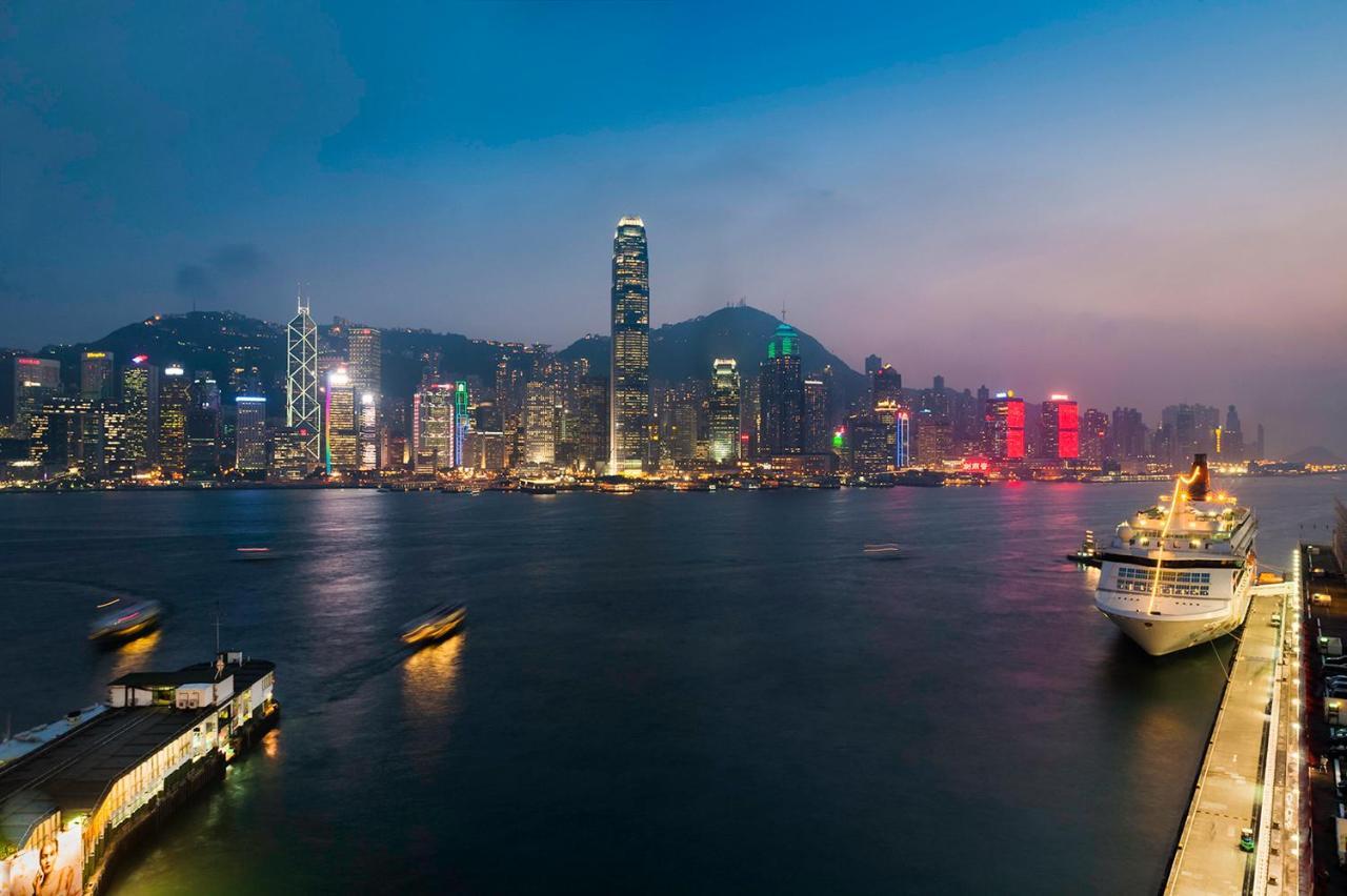 Marco Polo Hongkong Hotel Eksteriør billede Victoria Harbour